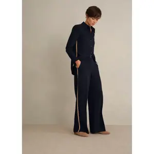 Hobbs London Hadley Navy Trousers